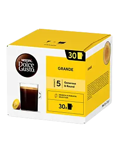 Nescaf&Atilde;&copy; Grande Big Pack package and capsule for Dolce Gusto