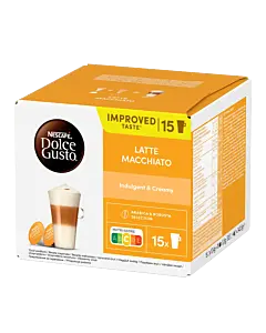 Nescaf&Atilde;&copy; Latte Macchiato Big Pack package and capsule for Dolce Gusto
