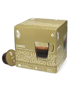 Kaffekapslen Lungo capsule for Dolce Gusto
