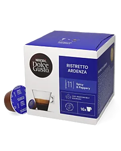 Nescaf&eacute; Ristretto Ardenza package and capsule for Dolce Gusto