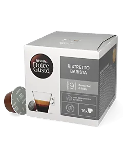 Nescaf&eacute; Ristretto Barista package and capsule for Dolce Gusto