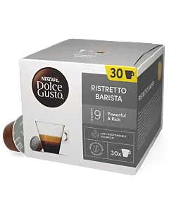 Nescaf&eacute; Ristretto Barista Big Pack package and capsule for Dolce Gusto
