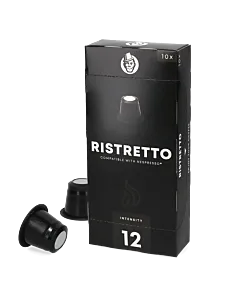 Kaffekapslen Ristretto package and capsule for Nespresso&Acirc;&reg;