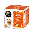 Nescafé Latte Macchiato Caramel package and capsule for Dolce Gusto