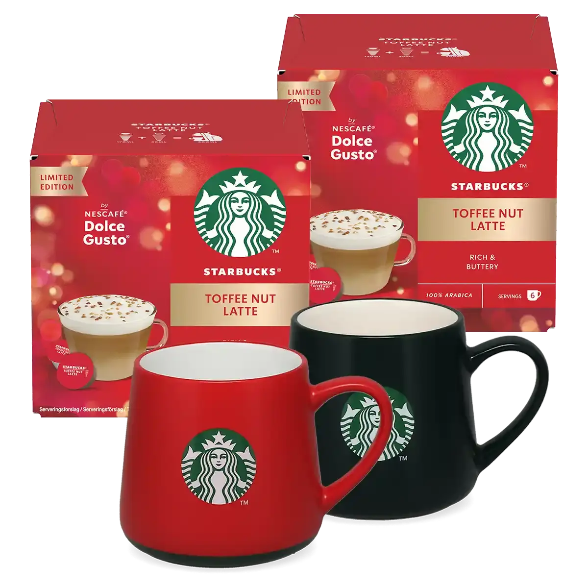 Toffee Nut Latte + 2 Mugs Bundle