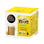 Nescafé Ricoré Latte package and capsule for Dolce Gusto
